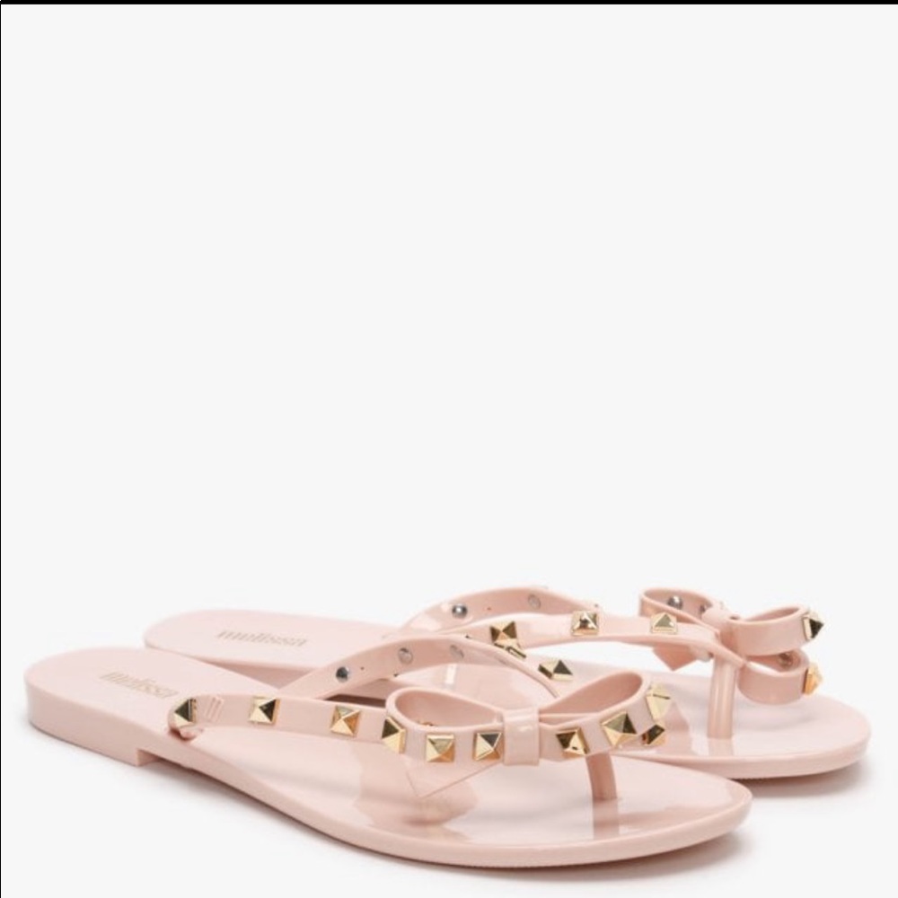 Malissa Harmonic Studs Blush Flip Flops